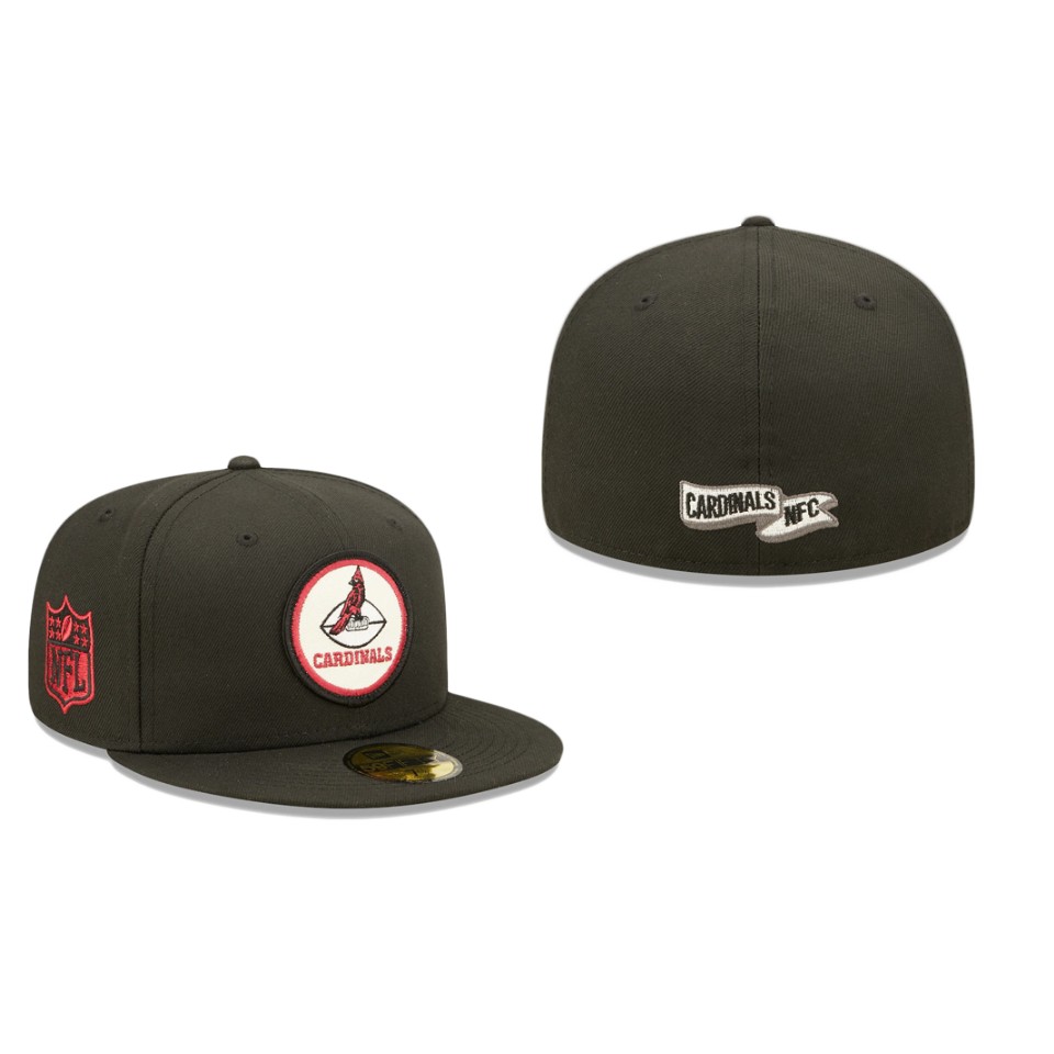 Cardinals Black 2022 Sideline 59FIFTY Historic Fitted Hat