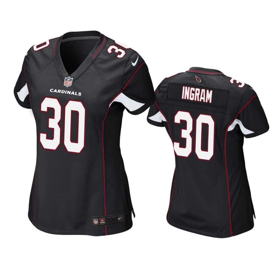 Cardinals Black Keaontay Ingram Game Jersey