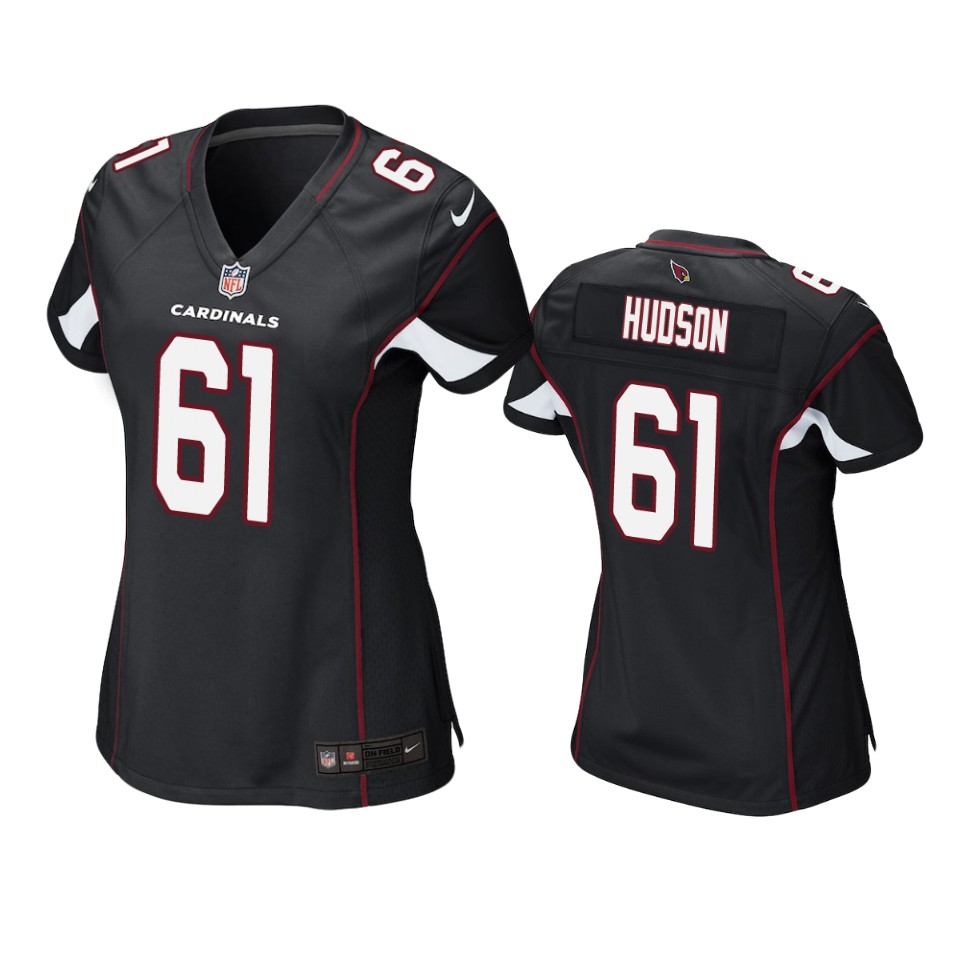 Cardinals Black Rodney Hudson Game Jersey