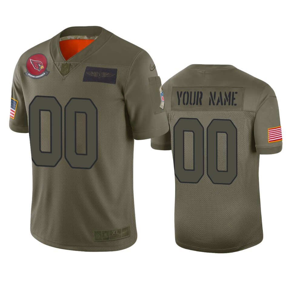 Cardinals Camo Custom Limited Jersey 2019 Salute to Service