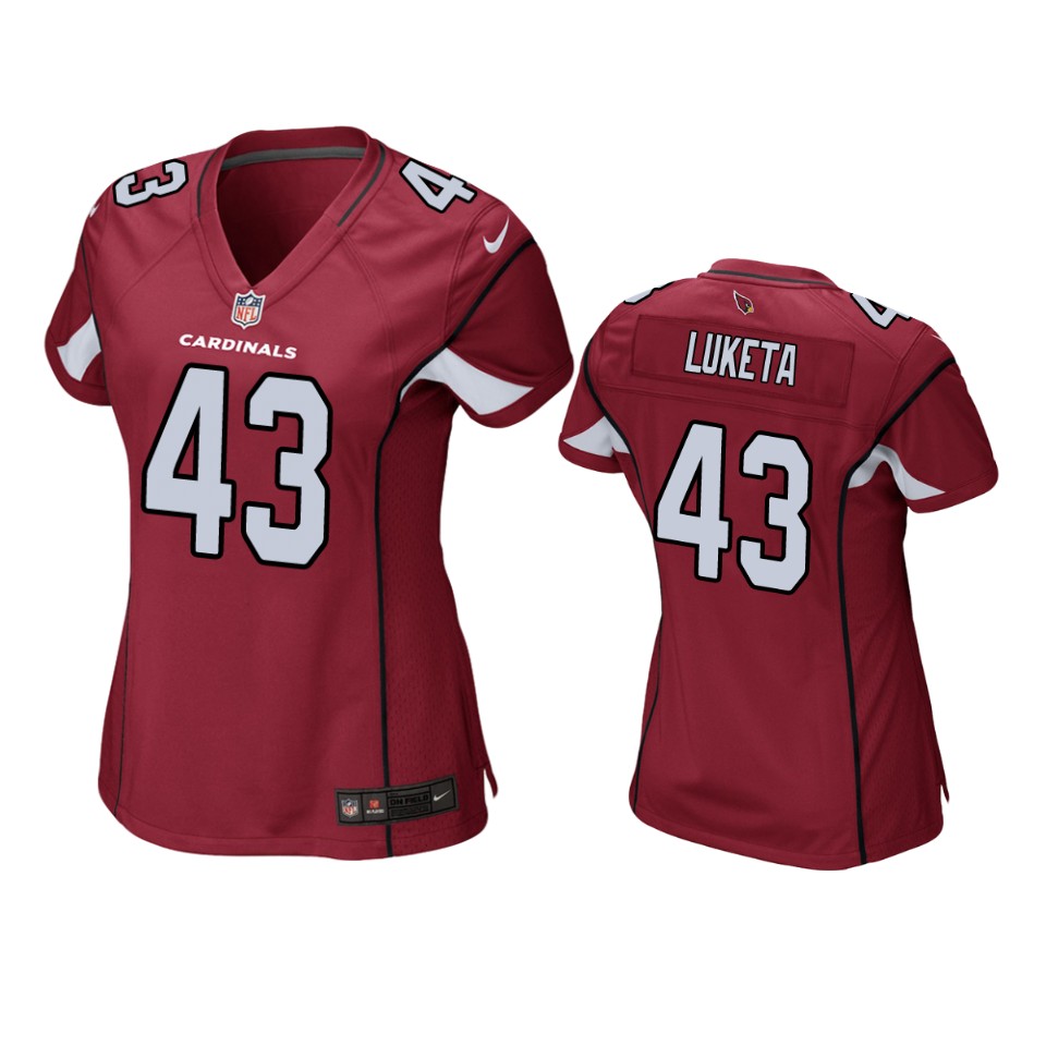 Cardinals Cardinal Jesse Luketa Game Jersey