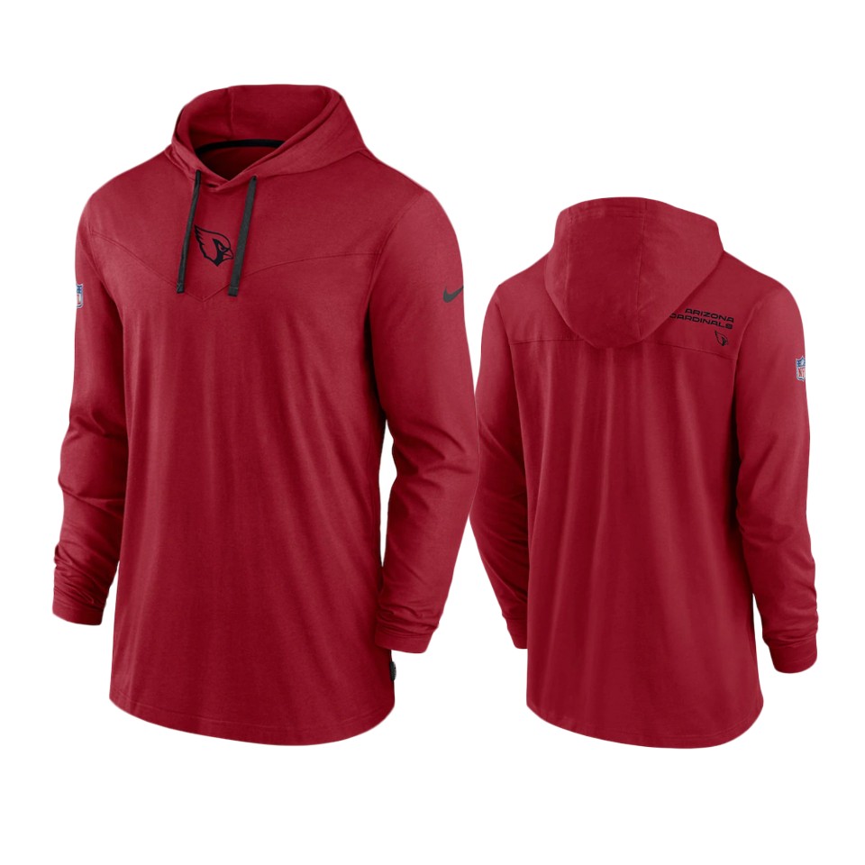 Cardinals Cardinal Sideline Performance Hoodie Long Sleeve T-Shirt
