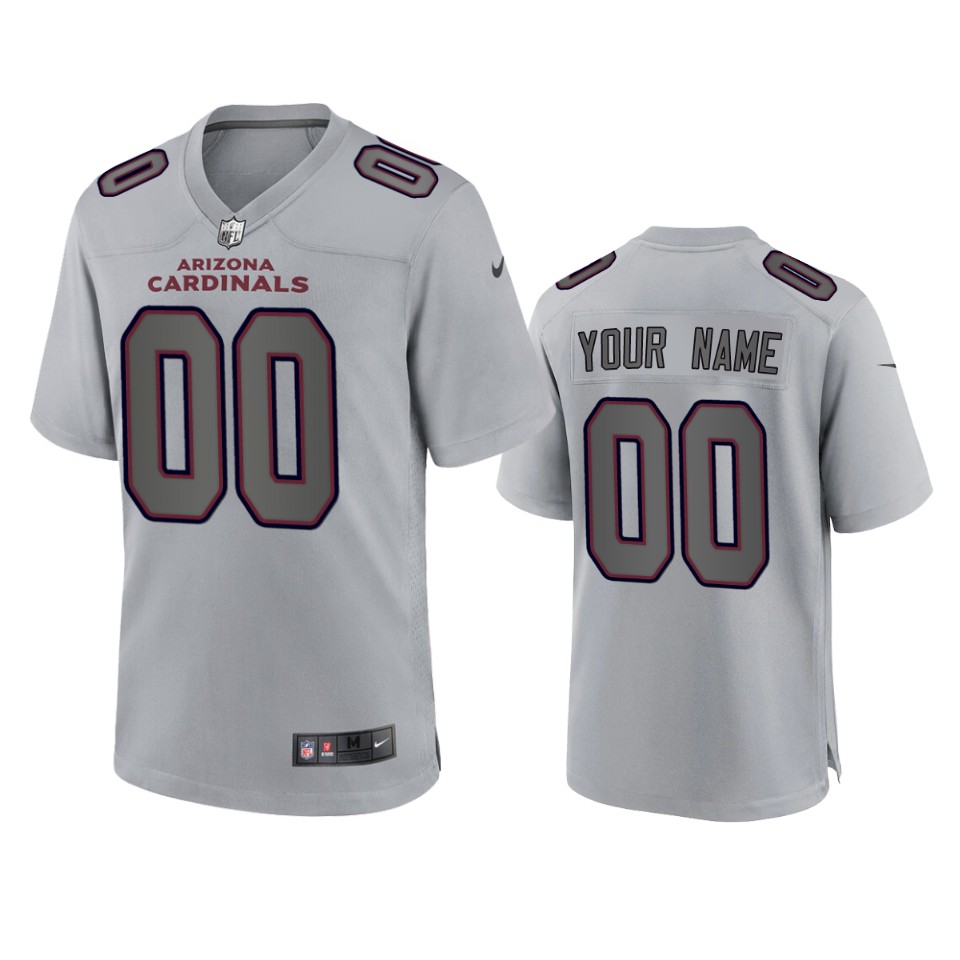 Cardinals Gray Custom Atmosphere Fashion Game Jersey