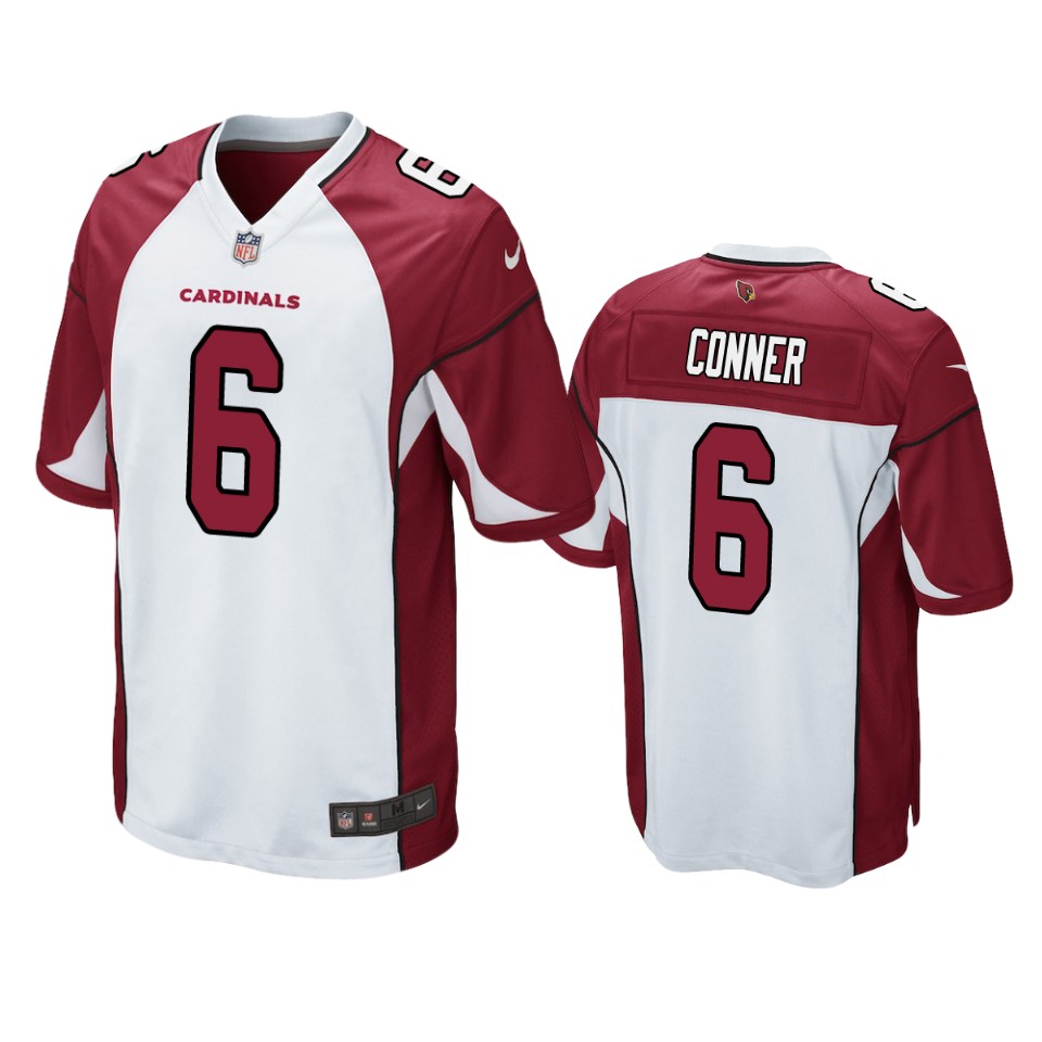 Cardinals White James Conner Game Jersey
