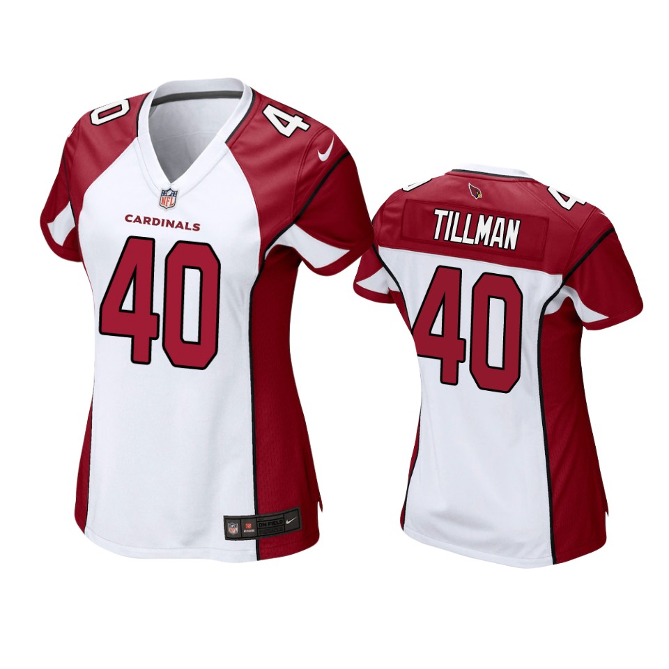 Cardinals White Pat Tillman Game Jersey