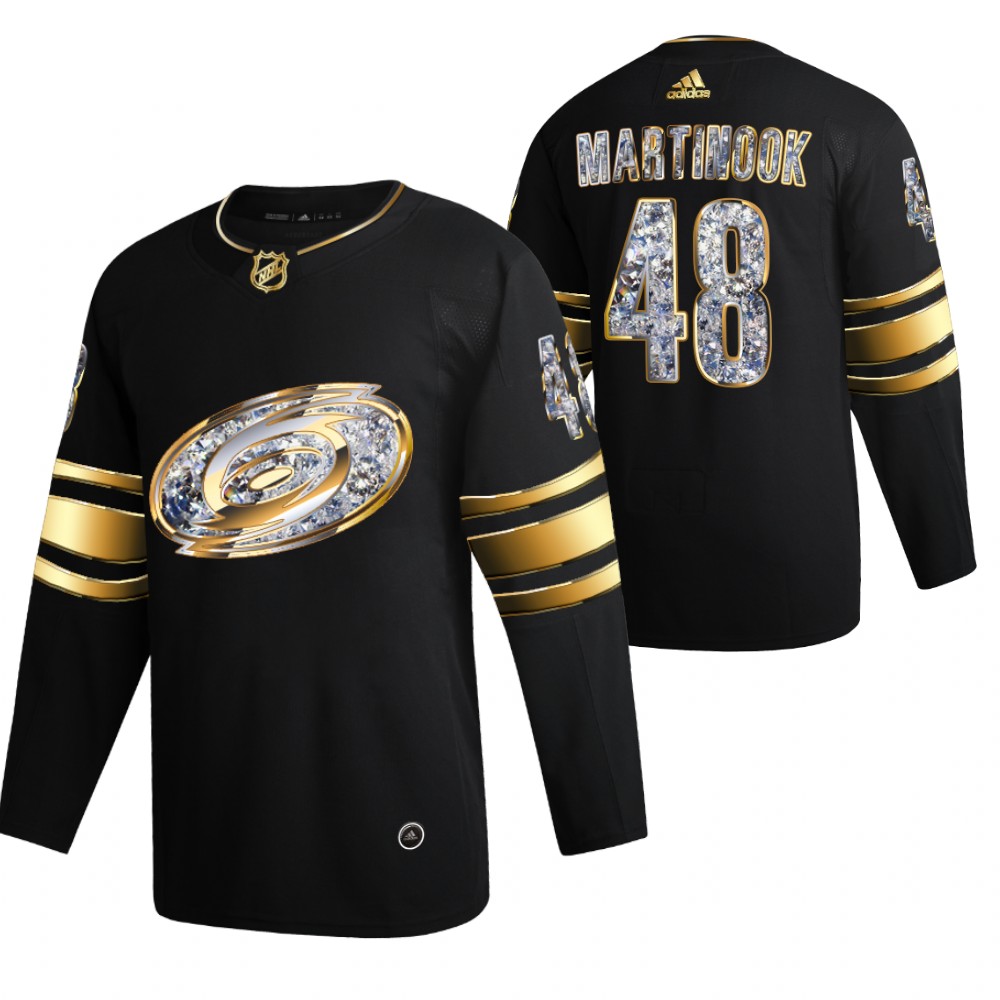 Carolina Hurricanes Jordan Martinook Black 2022 Stanley Cup Playoffs Diamond Edition Jersey