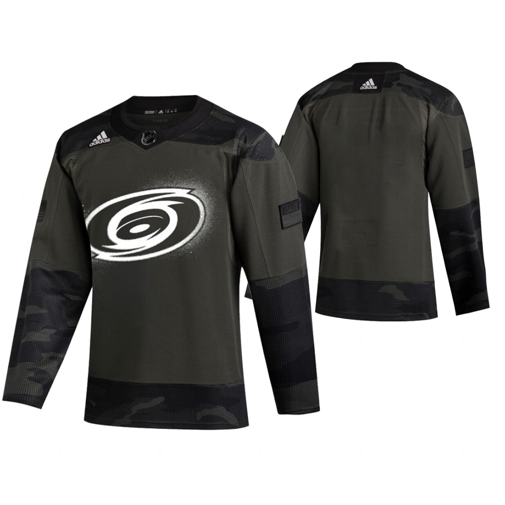 Carolina Hurricanes hockey Camo 2019 Veterans Day Jersey