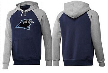 Carolina Panthers Logo Pullover Hoodie Dark Blue Grey