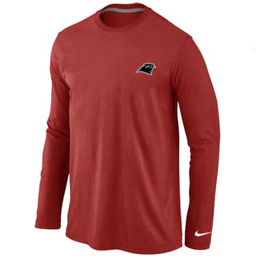 Carolina Panthers Sideline Legend Authentic Long Sleeve T-Shirt RED
