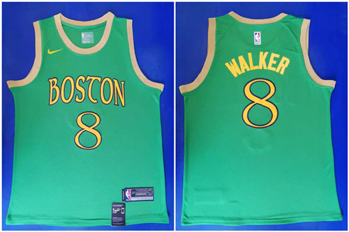 Celtics 8 Kemba Walker Green 2019-20 City Edition Swingman Jersey