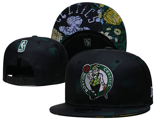 Celtics Black Snapback Hat  - -YD