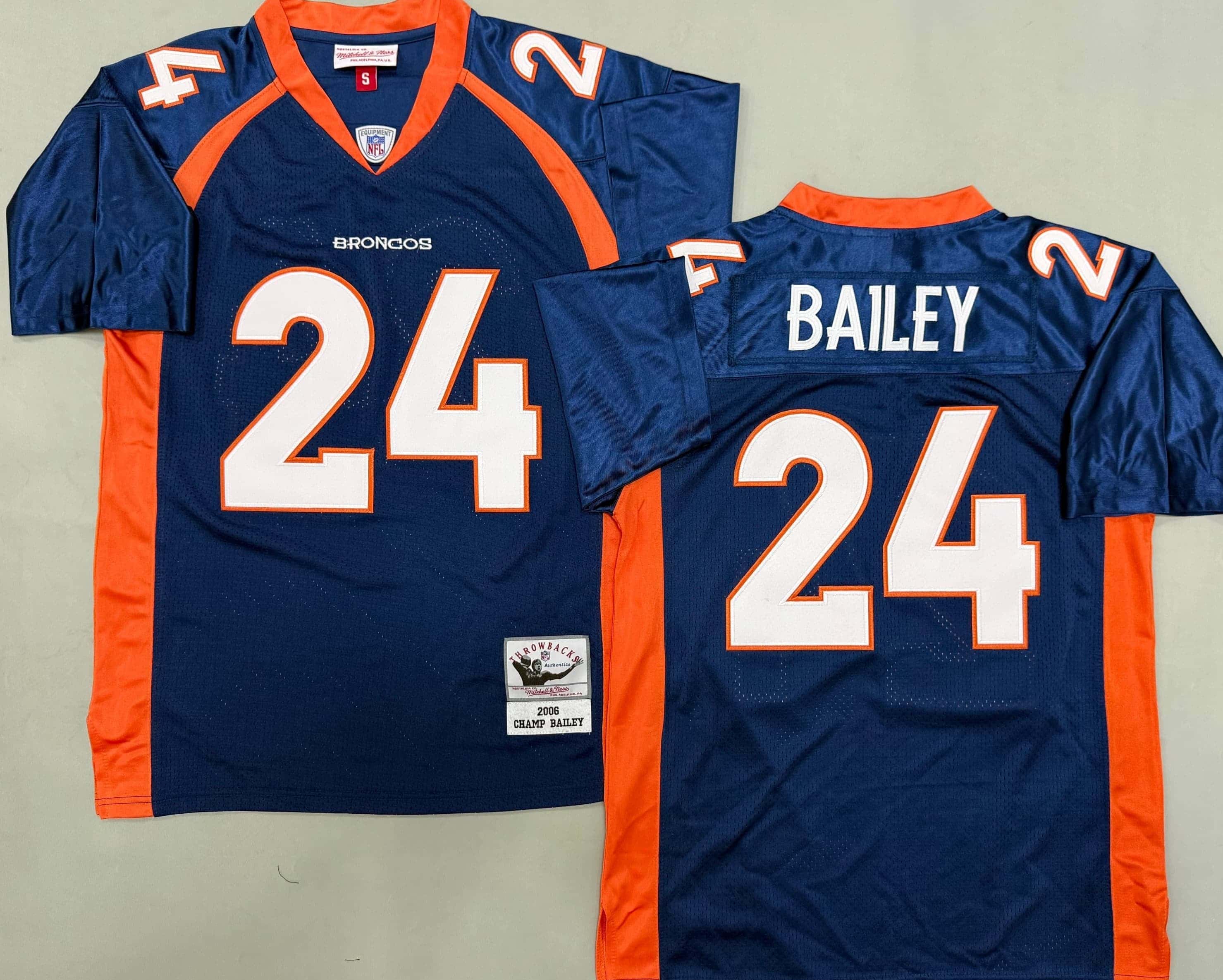 Champ Bailey #24 Denver Broncos NFL   Football Jersey