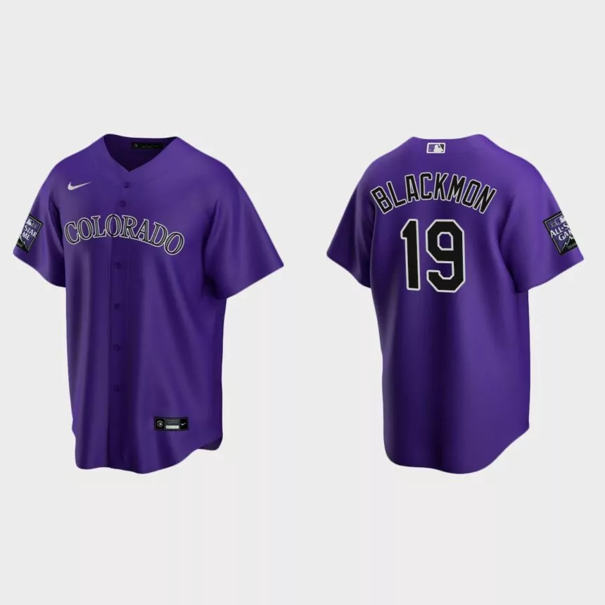 Charlie Blackmon Colorado Rockies 2021 All-Star Game Alternate Replica Jersey – Purple