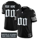 Chicago Bears 'Gothic Monsters Edition' Vapor Limited Custom Jersey - All Stitched Women Black custom