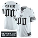 Chicago Bears 'Gothic Monsters Edition' Vapor Limited Custom Jersey - All Stitched Women White custom