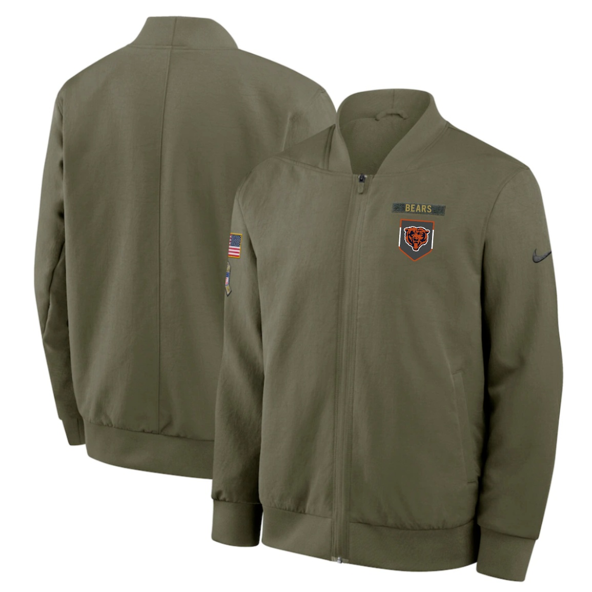 Chicago Bears 2025 Salute to Service  Limited Football Stitched  jacket Jersey