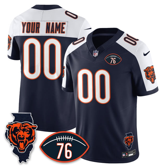 Chicago Bears Honor Steve McMichael Custom Jersey ALTERNATE