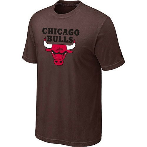 Chicago Bulls Big & Tall Primary Brown T-Shirts