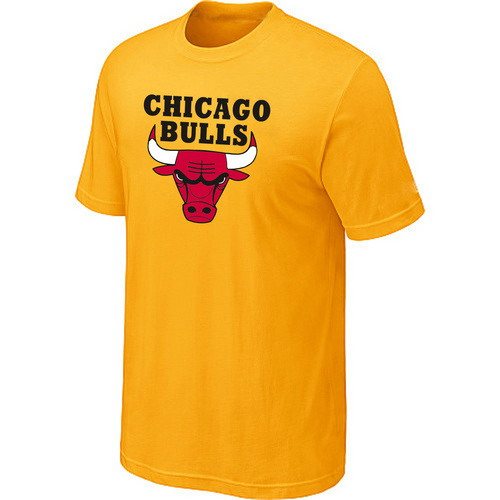 Chicago Bulls Big & Tall Primary Yellow T-Shirts