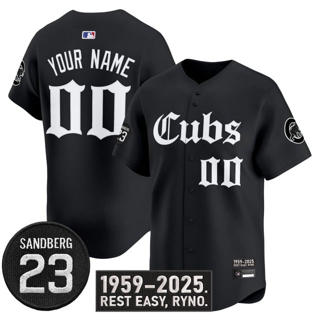 Chicago Cubs 'Ryne Sandberg Tribute' Vapor Premier Limited Custom Jersey