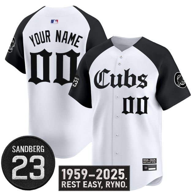 Chicago Cubs 'Ryne Sandberg Tribute' Vapor Premier Limited Custom Jersey alternate