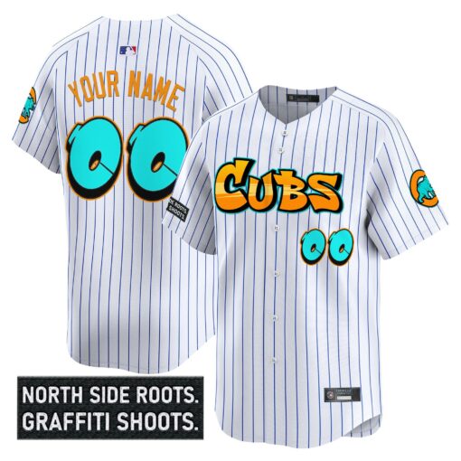Chicago Cubs ‘Graffiti North Side Edition’ Vapor Premier Limited Custom Jersey