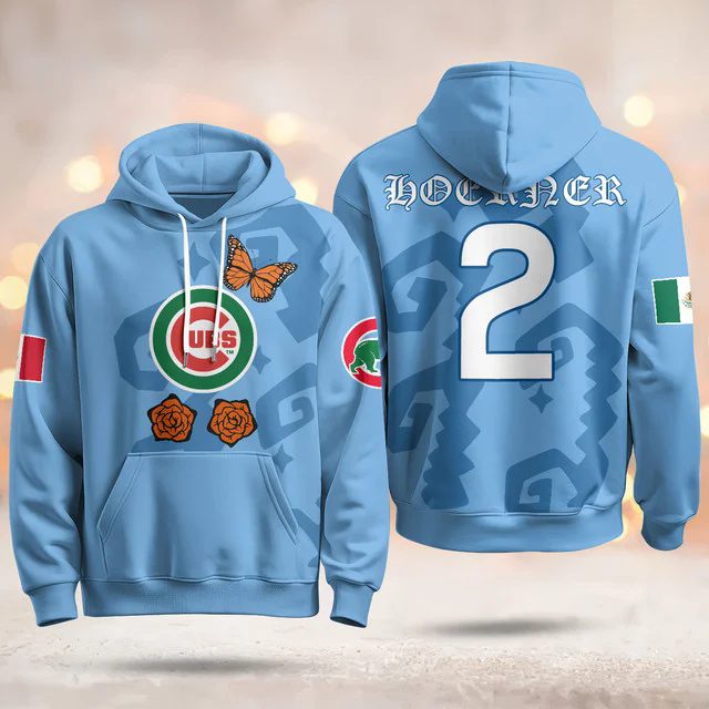 Chicago Cubs Xicago Mexican Heritage Hoodie BLUE #2 NICO HOERNER.webp