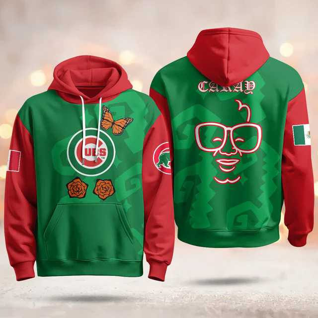 Chicago Cubs Xicago Mexican Heritage Hoodie HARRY CARAY.webp