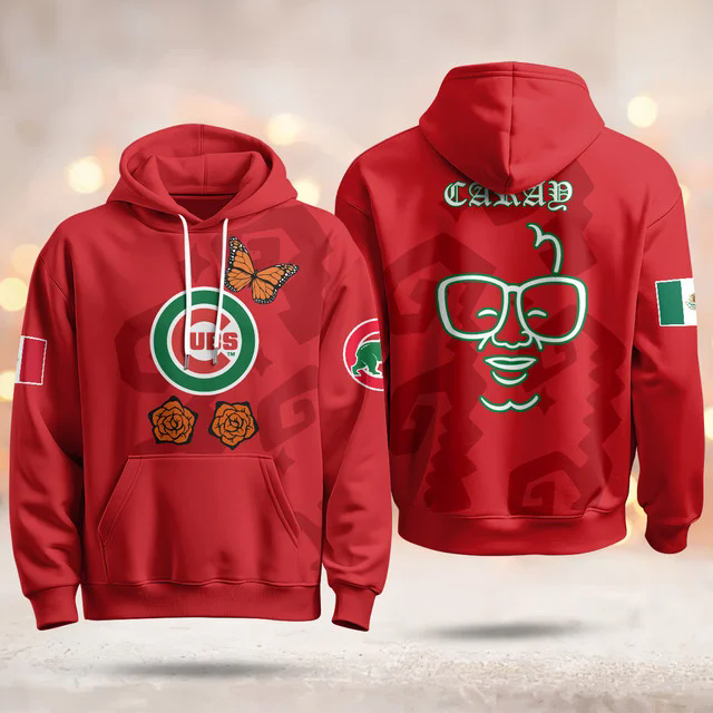 Chicago Cubs Xicago Mexican Heritage Hoodie RED HARRY CARAY.webp