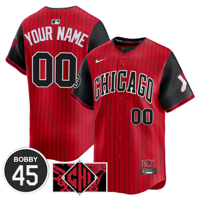 Chicago White Sox Bobby Jenks Vapor Premier Limited Custom Jersey CITY CONNECT