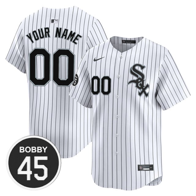 Chicago White Sox Bobby Jenks Vapor Premier Limited Custom Jersey PINSTRIPE