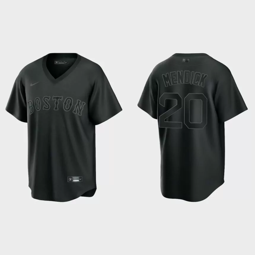 Chicago White Sox Danny Mendick Pitch Black Fashion Replica Jersey – Black