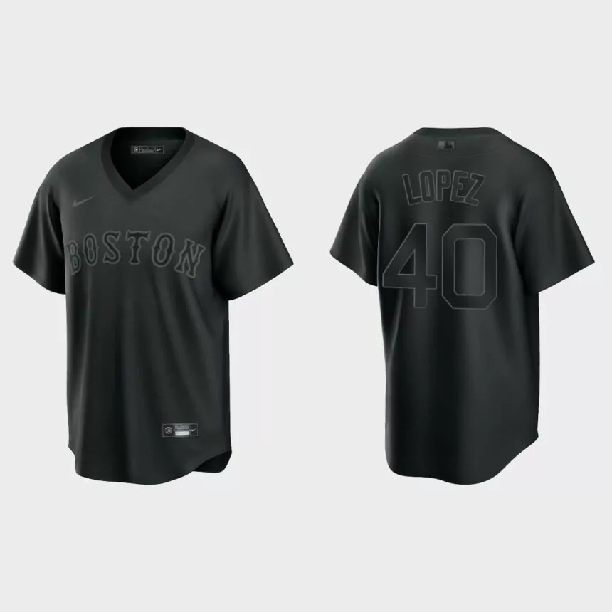 Chicago White Sox Reynaldo Lopez Pitch Black Fashion Replica Jersey – Black