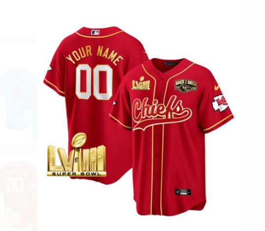Chiefs Nkh Patch Baseball Jersey Custom jerseys