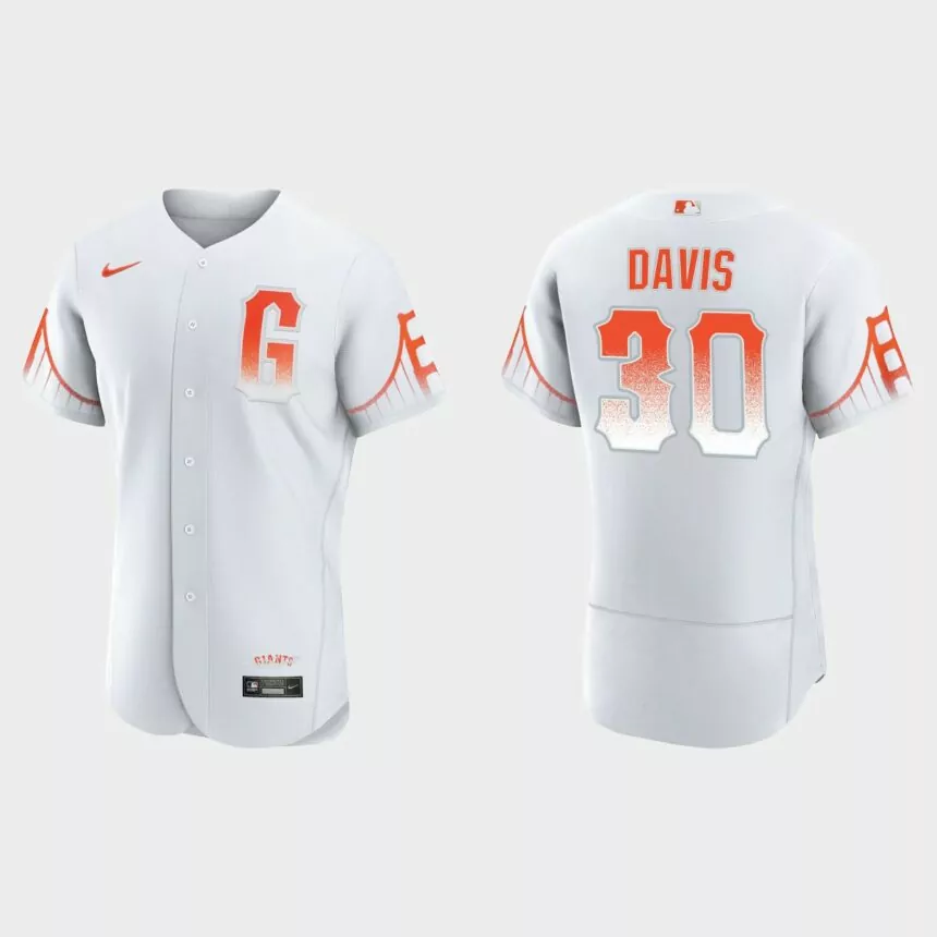 Chili Davis San Francisco Giants 2021 City Connect Authentic Jersey – White