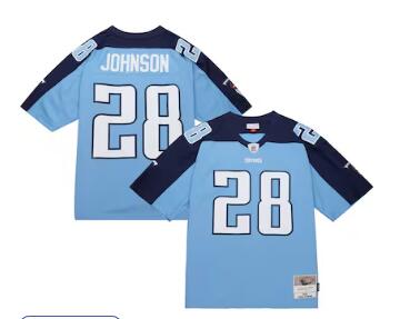 Chris Johnson Tennessee Titans Mitchell & Ness Legacy Replica Jersey - Light Blue