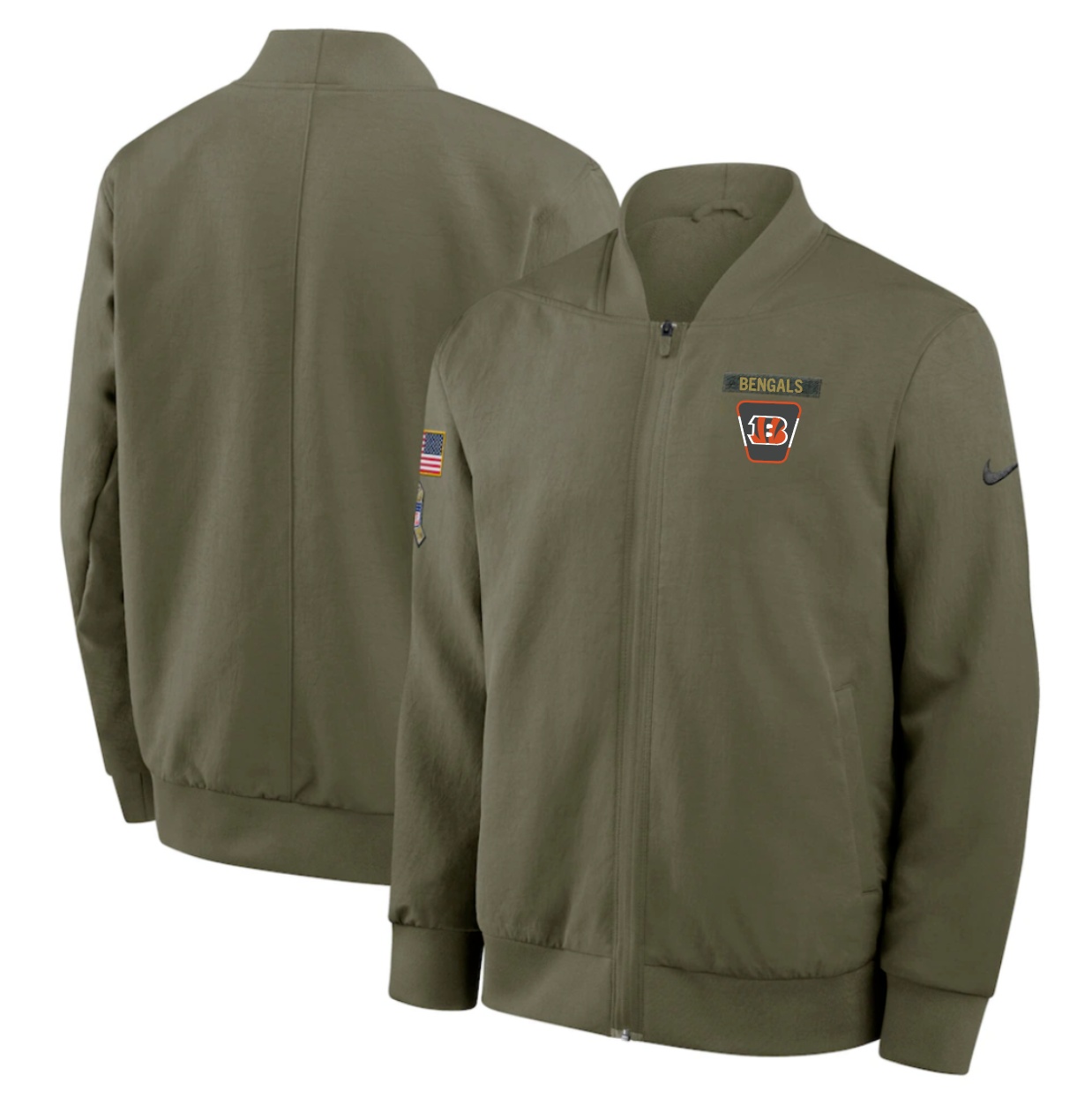 Cincinnati  Bengals 2025 Salute to  Service   Limited  Football Stitched jacket  Jersey