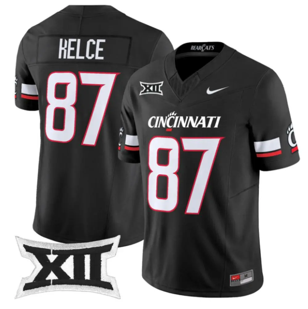 Cincinnati Bearcats #87 Travis Kelce 2025 CLASSIC Black Vapor F.U.S.E.Limited Football Jersey 
