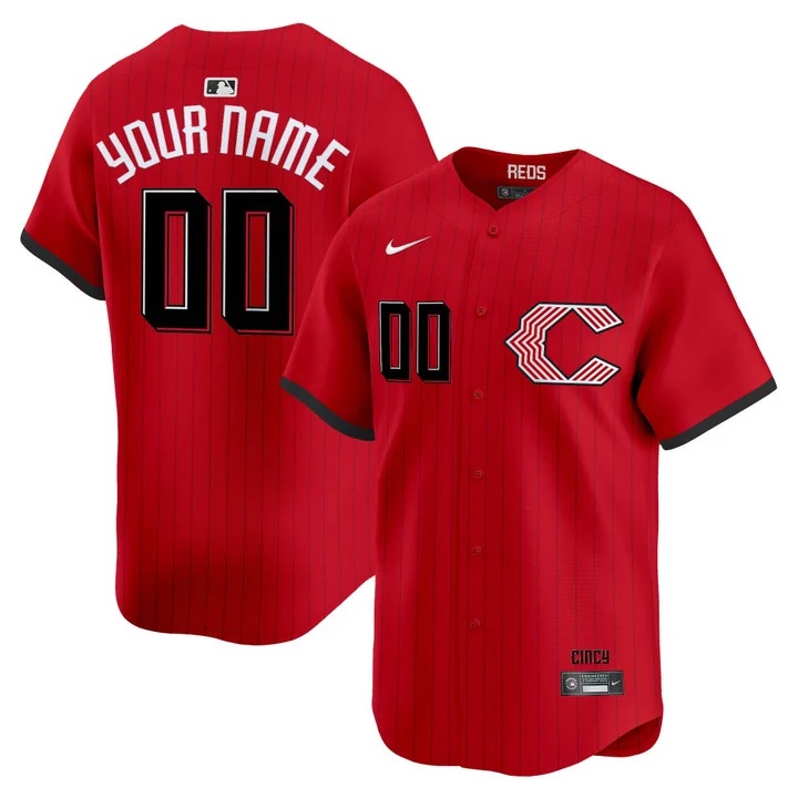 Cincinnati Reds 2026 City Connect Vapor Premier Limited Custom Jersey