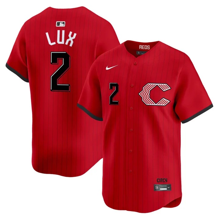 Cincinnati Reds 2026 City Connect Vapor Premier Limited Jersey #2 GAVIN LUX