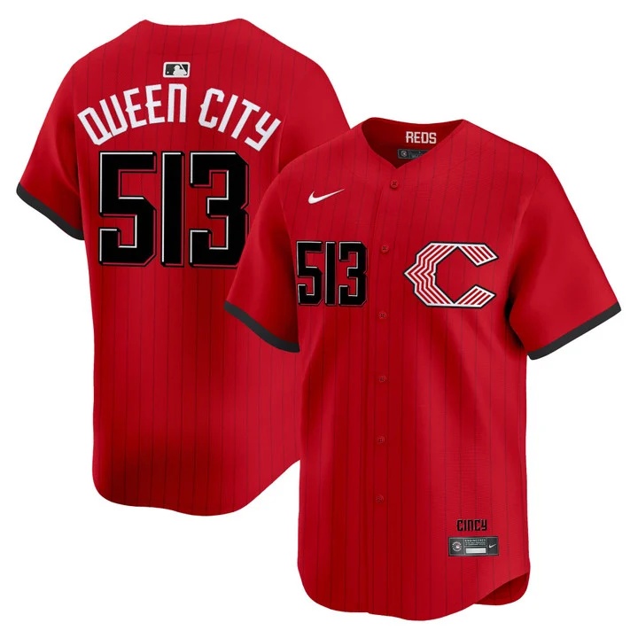 Cincinnati Reds 2026 City Connect Vapor Premier Limited Jersey #513 QUEEN CITY