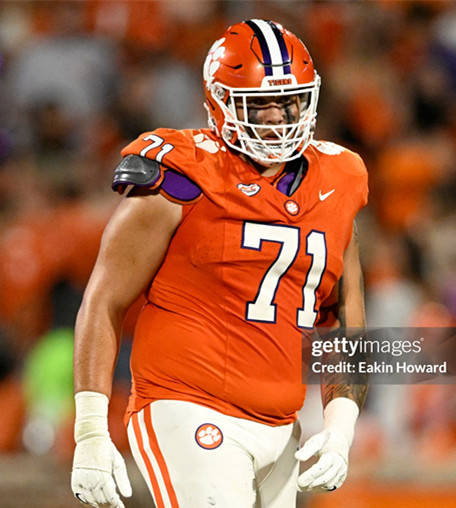 Clemson Tigers #71 Tristan Leigh Orange College Football Game Jersey 