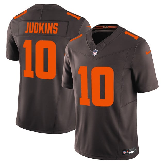 Cleveland Browns 'Alpha Dawg Edition' Vapor Limited Jersey #10 Quinshon Judkins
