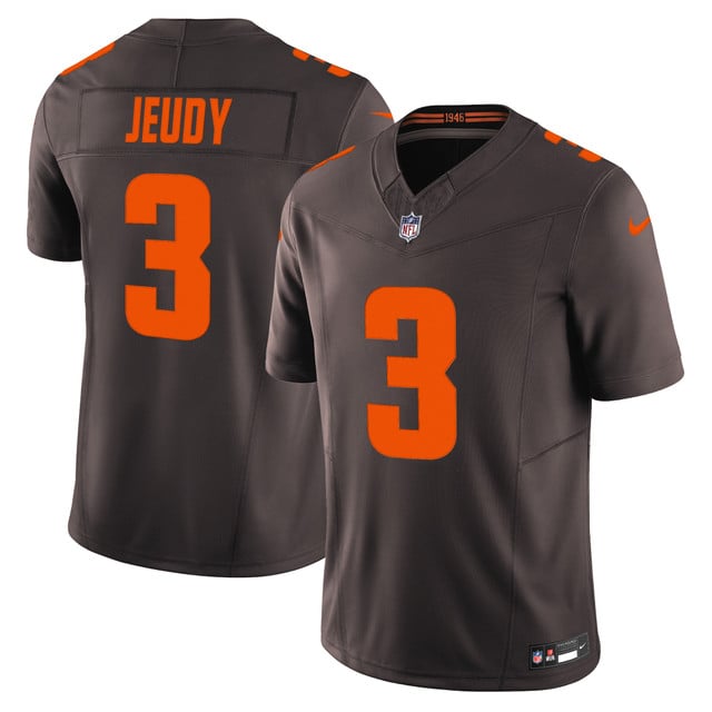 Cleveland Browns 'Alpha Dawg Edition' Vapor Limited Jersey #3 Jerry Jeudy