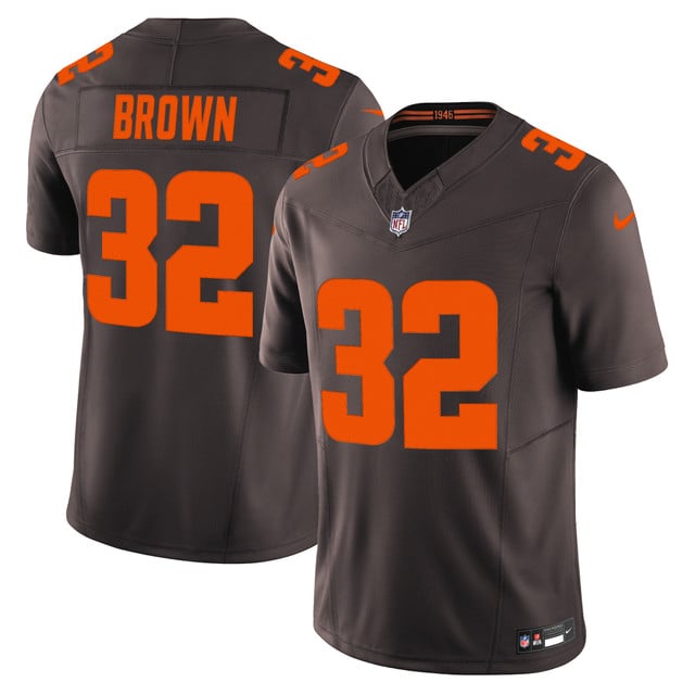 Cleveland Browns 'Alpha Dawg Edition' Vapor Limited Jersey #32 Jim Brown