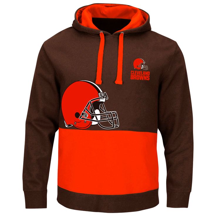Cleveland Browns Brown All Stitched Hooded Sweatshirt