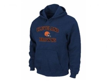 Cleveland Browns Heart & Soul Pullover Hoodie D.Blue