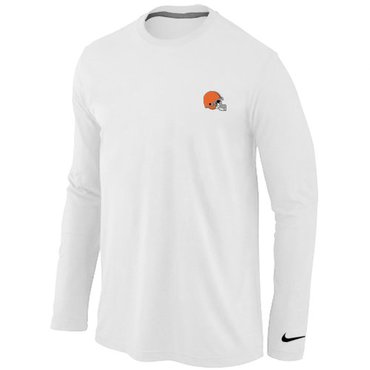 Cleveland Browns Sideline Legend Authentic Long Sleeve T-Shirt White