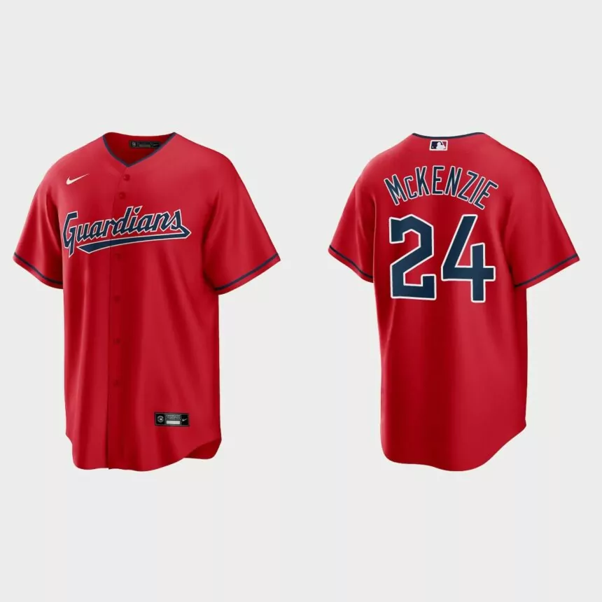 Cleveland Guardians Triston McKenzie Replica Jersey – Red