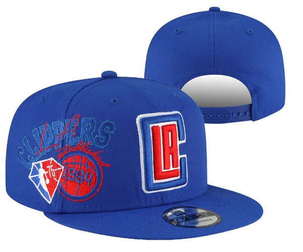 Clippers Blue Snapback Hat --YD